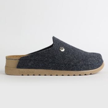 Nallan anatomske natikače Lana W030 Dark Blue Merino vuna