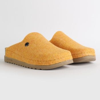 Nallan anatomske natikače Lana W030 Yellow Merino vuna