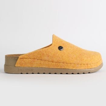 Nallan anatomske natikače Lana W030 Yellow Merino vuna