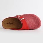 Nallan anatomske natikače Lana WL031 Red Merino vuna