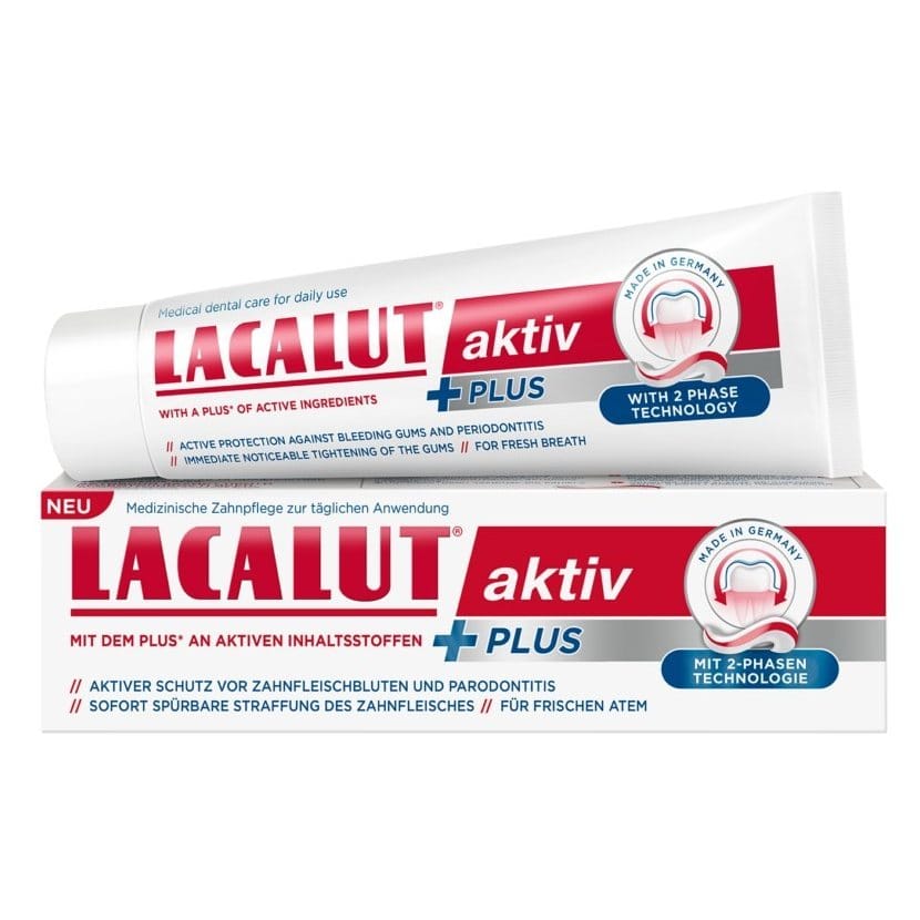 Lacalut Aktiv PLUS zubna pasta 75ml Lacalut Aktiv PLUS zubna pasta 75ml