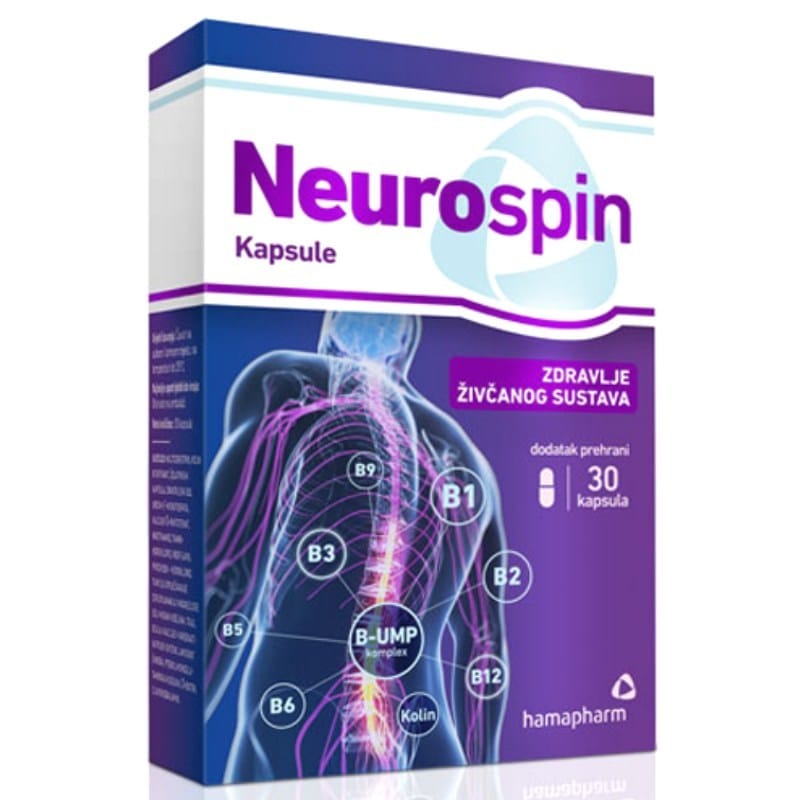 Hamapharm Neurospin za zdravlje živčanog sustava 30 kapsula Hamapharm Neurospin za zdravlje živčanog sustava 30 kapsula