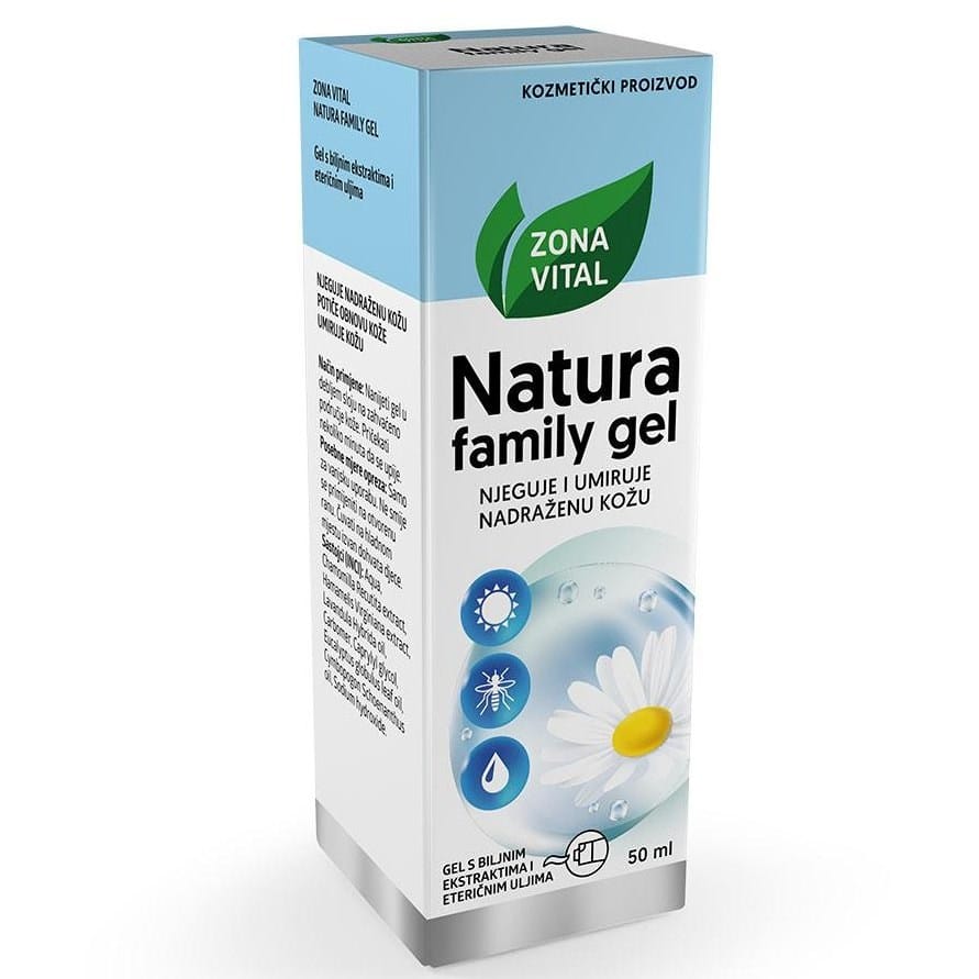 Zona Vital Natura Family gel njeguje i obnavlja nadraženu kožu 50ml Zona Vital Natura Family gel njeguje i obnavlja nadraženu kožu 50ml