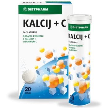 Dietpharm Kalcij+C 20 šumećih tableta