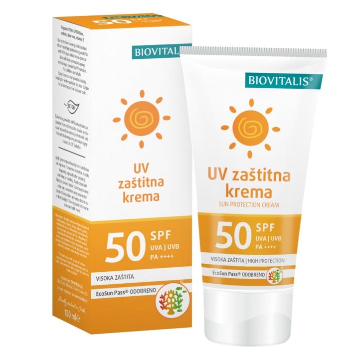 BIOVITALIS UV zaštitna krema SPF50 Biovitalis UV zaštitna krema SPF 50 150ml