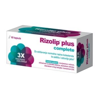 Rizolip Plus Complete kapsule za kolesterol, lipide, homocistein i zdravlje jetre