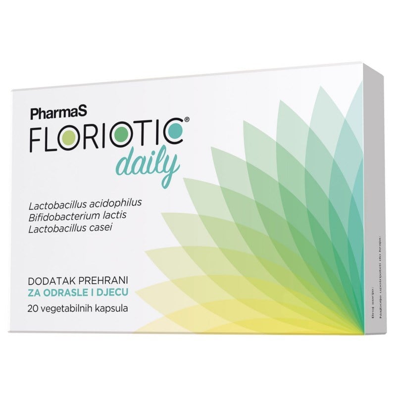 PharmaS Floriotic Daily probiotik za odrasle i djecu 20 kapsula PharmaS Floriotic Daily probiotik za odrasle i djecu 20 kapsula