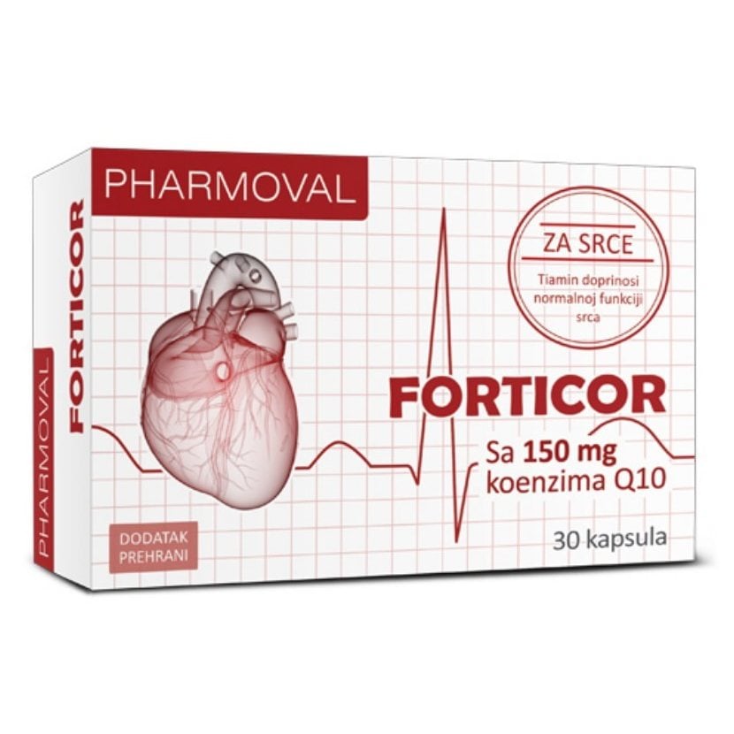 Pharmoval Forticor za srce 30 kapsula Pharmoval Forticor za srce 30 kapsula