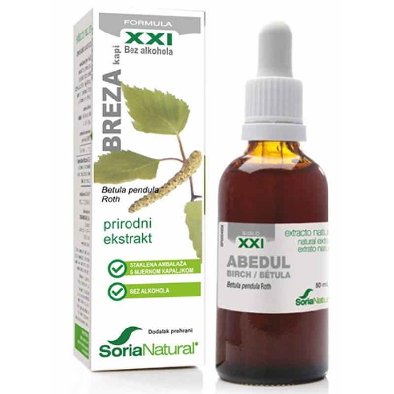 Soria Natural Breza prirodni ekstrakt 50ml Soria Natural Breza prirodni ekstrakt 50ml