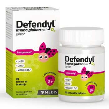 Defendyl Imunoglukan P4H D3 Junior 30 tableta za žvakanje