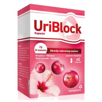 UriBlock doprinosi zdravlju mokraćnog sustava 60 kapsula