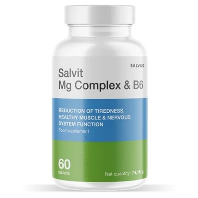 Salvit Mg Complex i B6 60 tableta Salvit Mg Complex i B6 60 tableta
