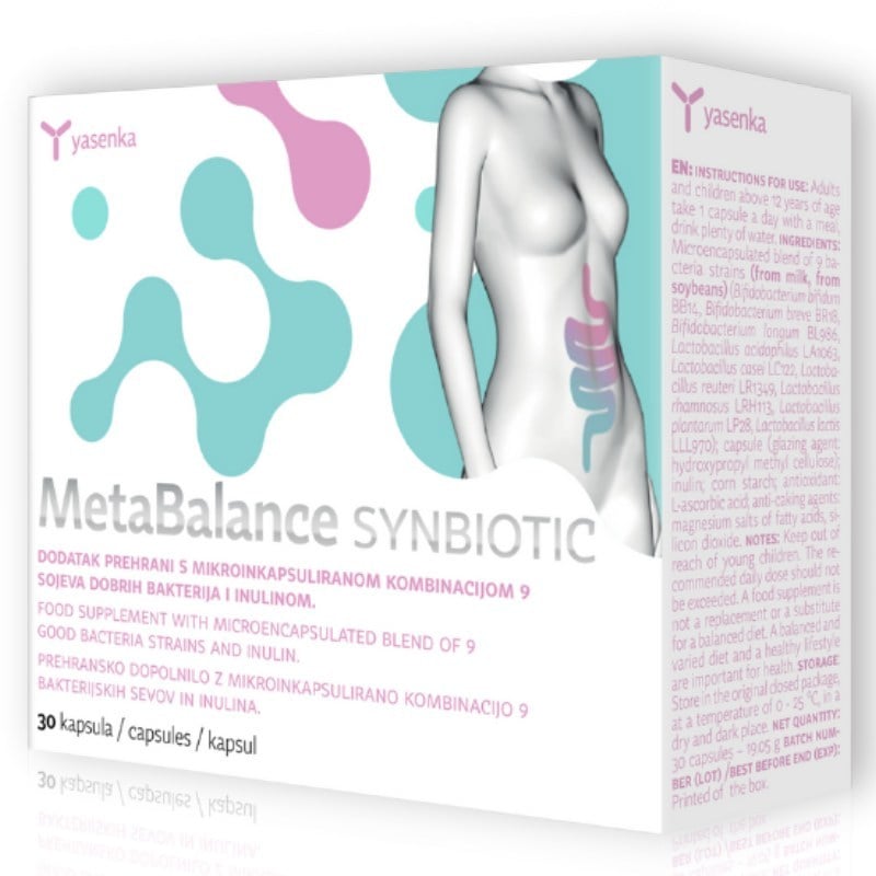 Yasenka MetaBalance SYNBIOTIC probiotik s inulinom 30 kapsula Yasenka MetaBalance SYNBIOTIC probiotik s inulinom 30 kapsula