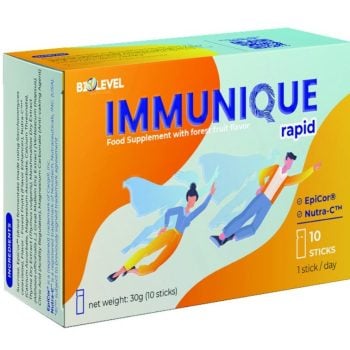 IMMUNIQUE Rapid za pomoć kod prehlade i gripe 10 vrećica