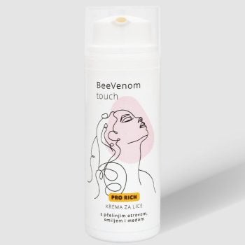 BeeVenom Touch Pro Rich krema za lice s pčelinjim otrovom, smiljem i medom 50ml