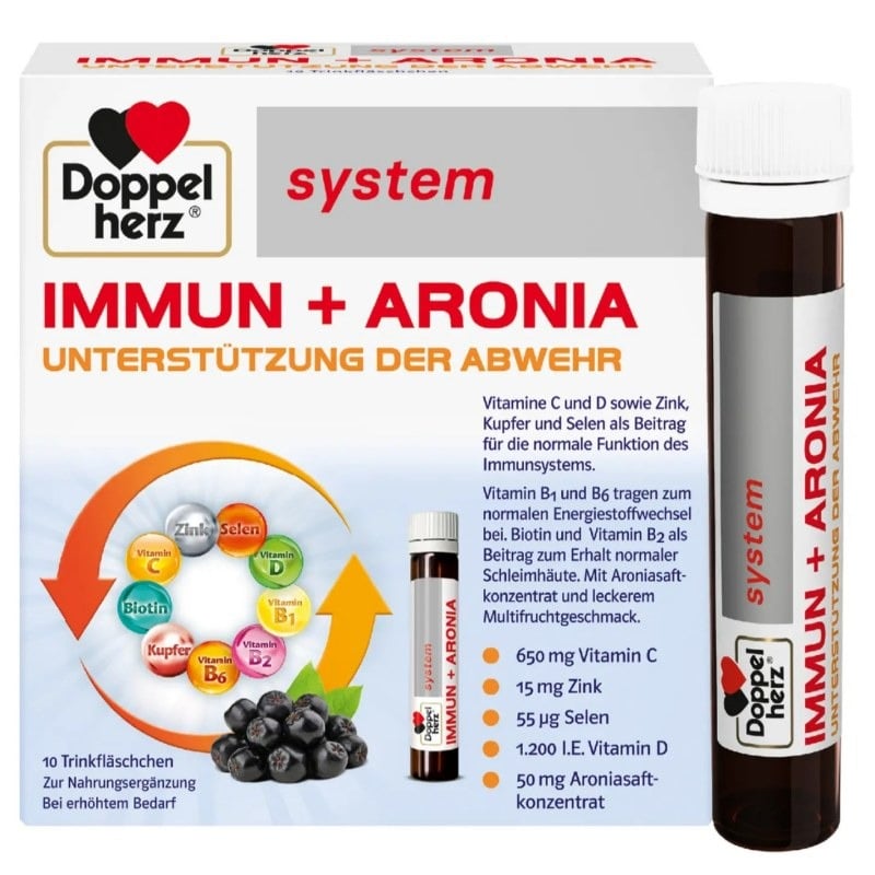 Doppelherz system Immun+ aronija 10 bočica Doppelherz system Immun+ aronija 10 bočica