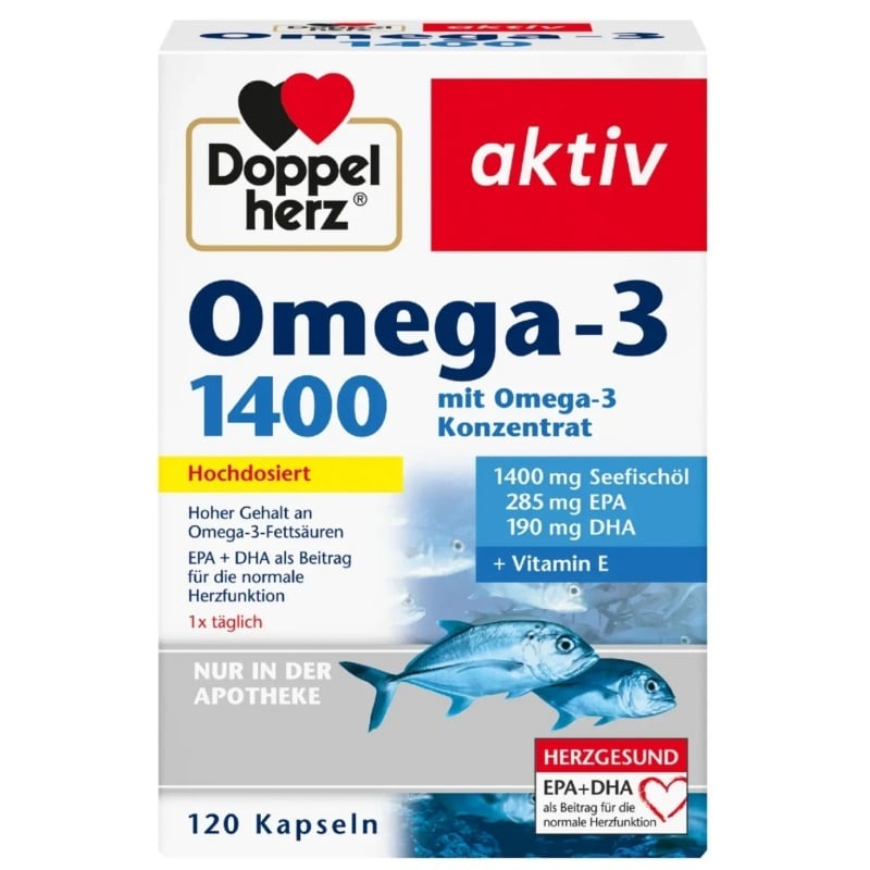 Doppelherz aktiv Omega-3 1400 120 kapsula Doppelherz aktiv Omega-3 1400 120 kapsula