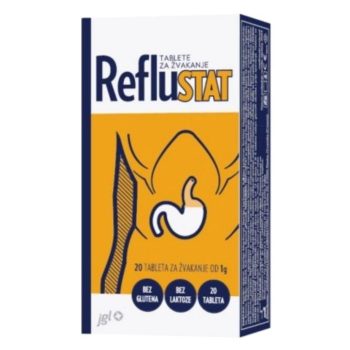 RefluSTAT protiv žgaravice i refluksa 20 tableta za žvakanje