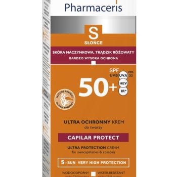 Pharmaceris S CAPILAR PROTECT krema za kožu sklonu rozaceji SPF50+ 50ml