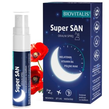 Biovitalis Super SAN za brži i bolji san, oralni sprej 20ml
