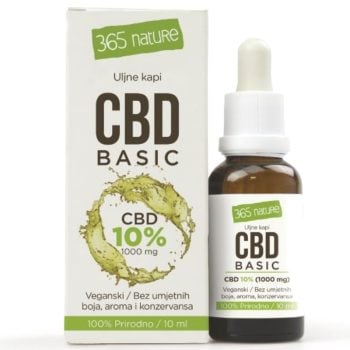 CBD Basic 10% uljne kapi 365 Nature 10ml