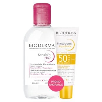 Bioderma Photoderm Aquafluid SPF50 + Sensibio H2O PROMO pakiranje