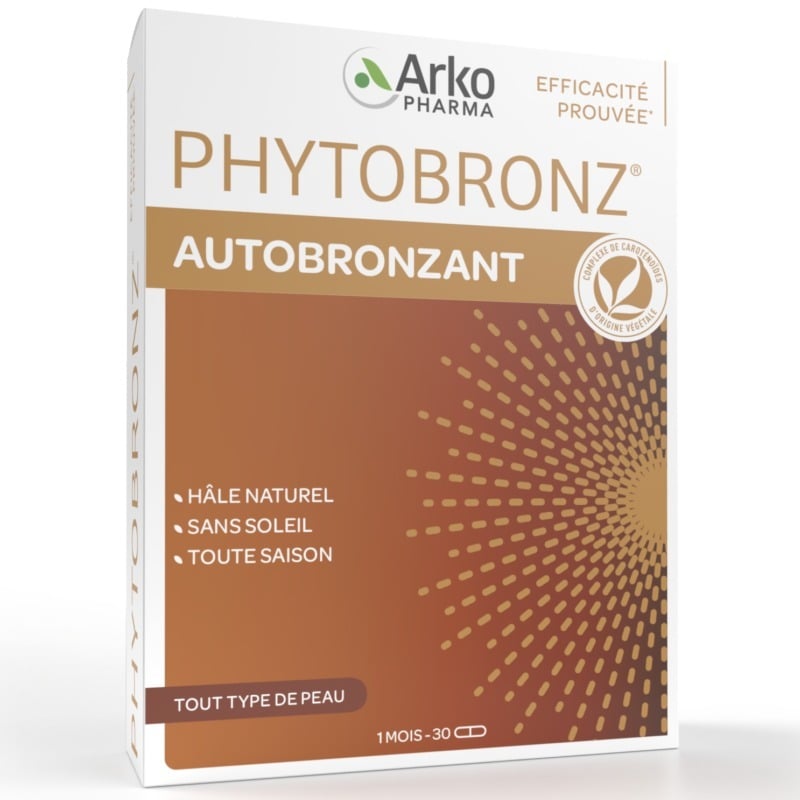 Arkopharma Phytobronz Autobronzant za ujednačeno preplanuli ten 30 kapsula Arkopharma Phytobronz Autobronzant za ujednačeno preplanuli ten 30 kapsula