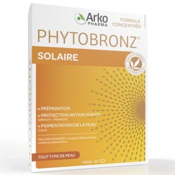 Arkopharma Phytobronz Solaire za pripremu kože za izlaganje suncu 30 kapsule