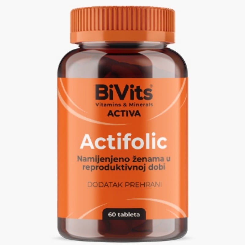 BiVits Activa ActiFolic 60 tableta BiVits Activa ActiFolic 60 tableta