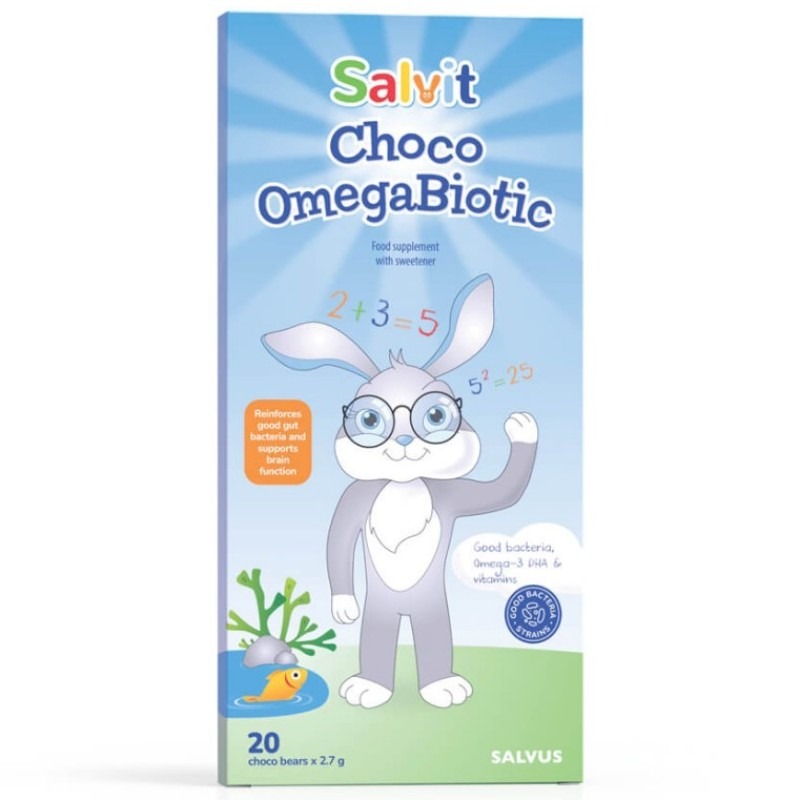 Salvit Choco OmegaBiotic 20 čokoladnih medvjedića Salvit Choco OmegaBiotic 20 čokoladnih medvjedića