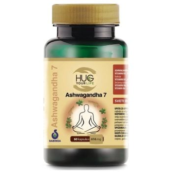 HUG Ashwagandha 7 podržava otpornost organizma na stres 60 kapsula