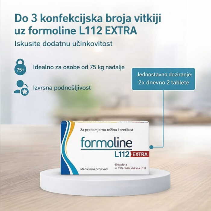 Formoline L112 EXTRA kod prekomjerne težine i pretilosti 60 tableta