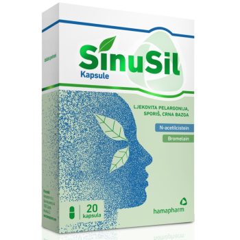 Hamapharm SinuSil kod začepljenog nosa i sinusa 20 kapsula