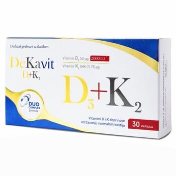DeKavit D3+K2 30 kapsula