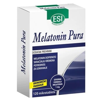 ESI Melatonin Pura za lakše usnivanje 120 mikrotableta