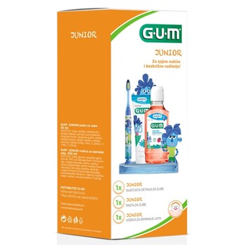 GUM Junior Paket - kompletna oralna higijena za djecu 6+