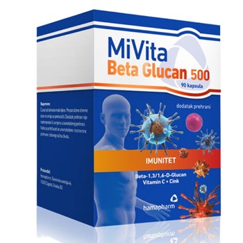 Hamapharm MiVita Beta Glucan 90 kapsula