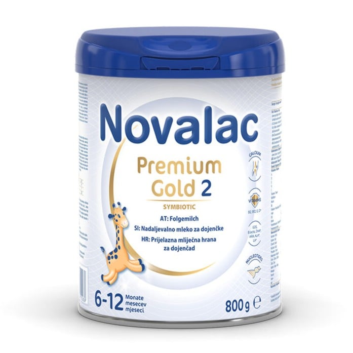 Novalac Premium Gold 2 prijelazna mliječna hrana 800g Novalac Premium Gold 2 prijelazna mliječna hrana 800g