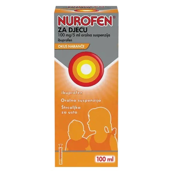 Nurofen za djecu 100 mg5 ml oralna suspenzija Nurofen za djecu 100 mg5 ml oralna suspenzija