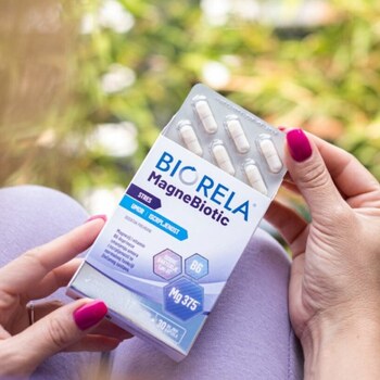 Biorela MagneBiotic Magnezij, B6 i probiotik za živčani sustav 30 kapsula