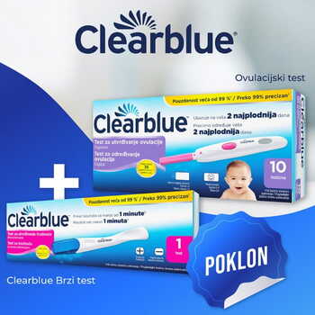 Clearblue Digital test za utvrđivanje ovulacije + Clearblue Brzi test trudnoće GRATIS