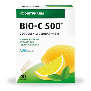 Dietpharm Bio-C 500 s produljenim oslobađanjem 40 kapsula