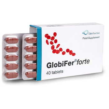 GlobiFer Forte za nadopunu željeza 40 tableta