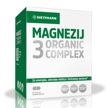 Dietpharm Magnezij 3 Organic Complex 60 kapsula