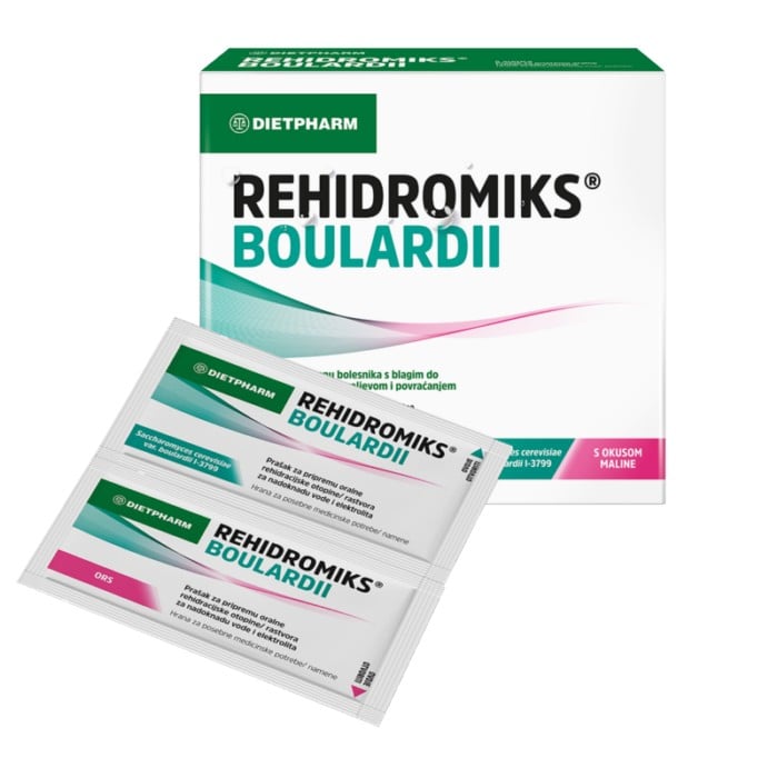Dietpharm Rehidromiks Boulardii kod dehidracije i proljeva Dietpharm Rehidromiks Boulardii kod dehidracije i proljeva