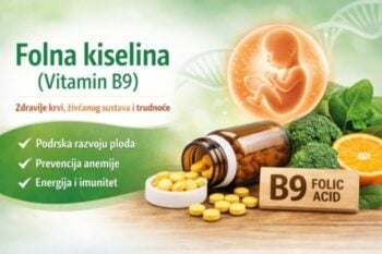 Folna kiselina (vitamin B9) – ključna za zdravlje krvi, živčanog sustava i trudnoću