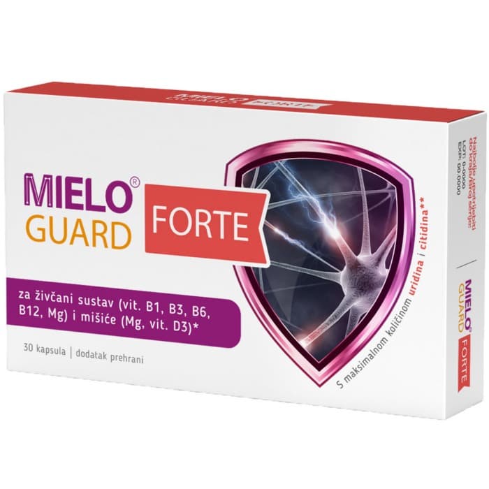 MieloGuard Forte kapsule za normalnu funkciju perifernog živčanog sustava MieloGuard Forte kapsule za normalnu funkciju perifernog živčanog sustava