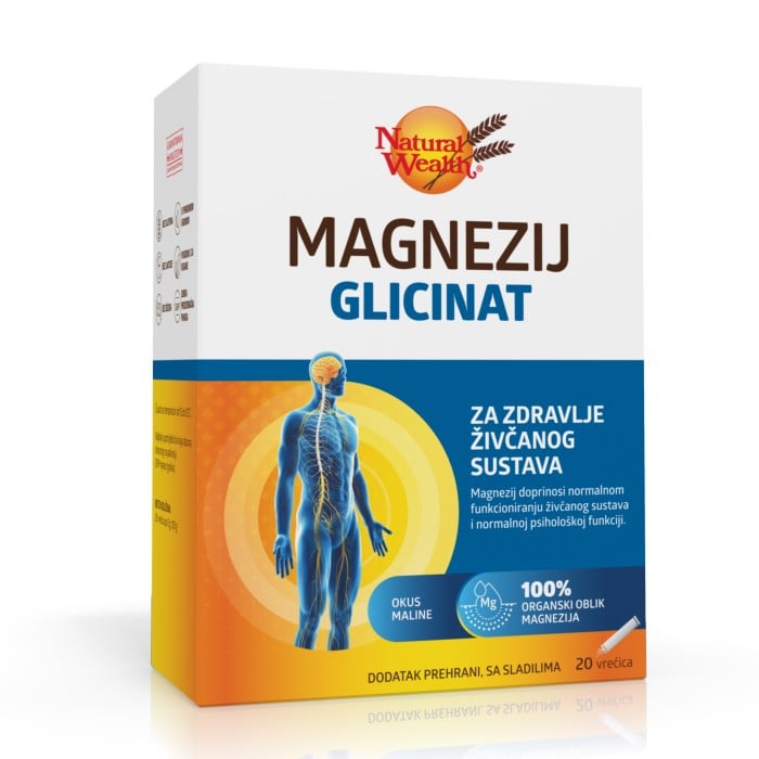 Natural Wealth Magnezij Glicinat 20 vrećica Natural Wealth Magnezij Glicinat 20 vrećica