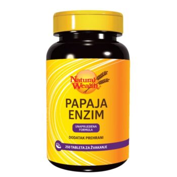 Natural Wealth Papaja enzim za zdravu probavu 250 tableta