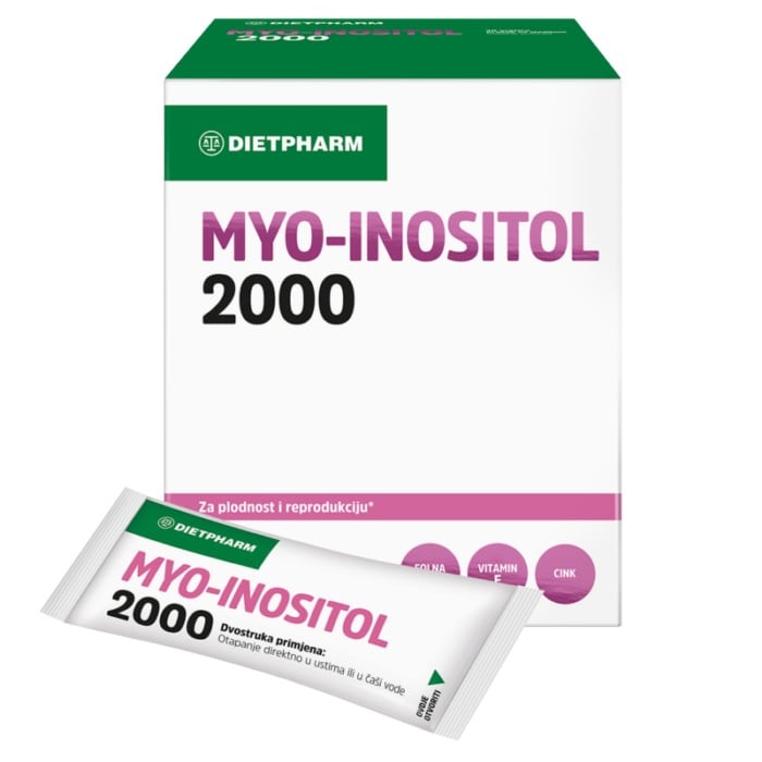Dietpharm Myo-Inositol 2000 za plodnost i hormonsku ravnotežu Dietpharm Myo-Inositol 2000 za plodnost i hormonsku ravnotežu